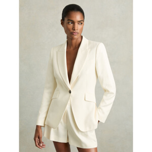 REISS MILLIE Single Breasted Peak Lapel Tailored Blazer